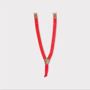 3/$15 | Red and Brown Baby Suspenders